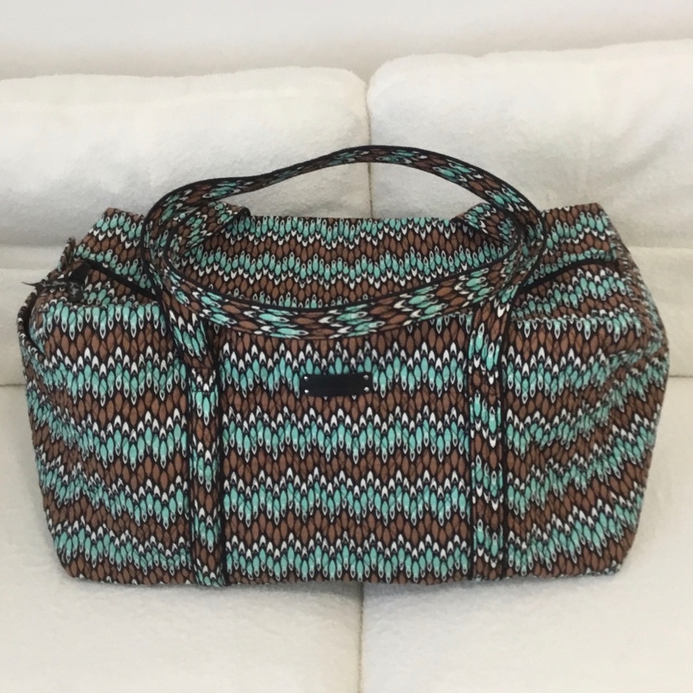 New - Vera Bradley Large Duffle Bag in Sierra Stream Pattern